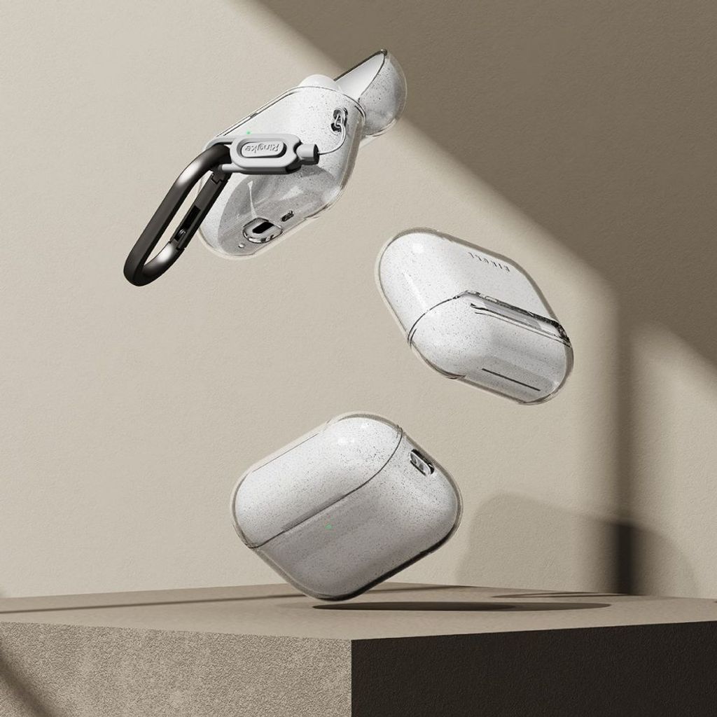 Ringke Air AirPods Pro 3 kotelo - läpinäkyvä kimalle