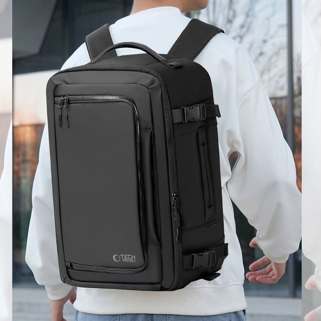 Tech-Protect Defender S50 -läppärireppu, 20L – Oliivinvihreä