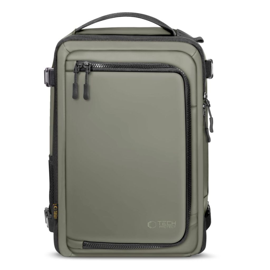 Tech-Protect Defender S50 -läppärireppu, 20L – Oliivinvihreä