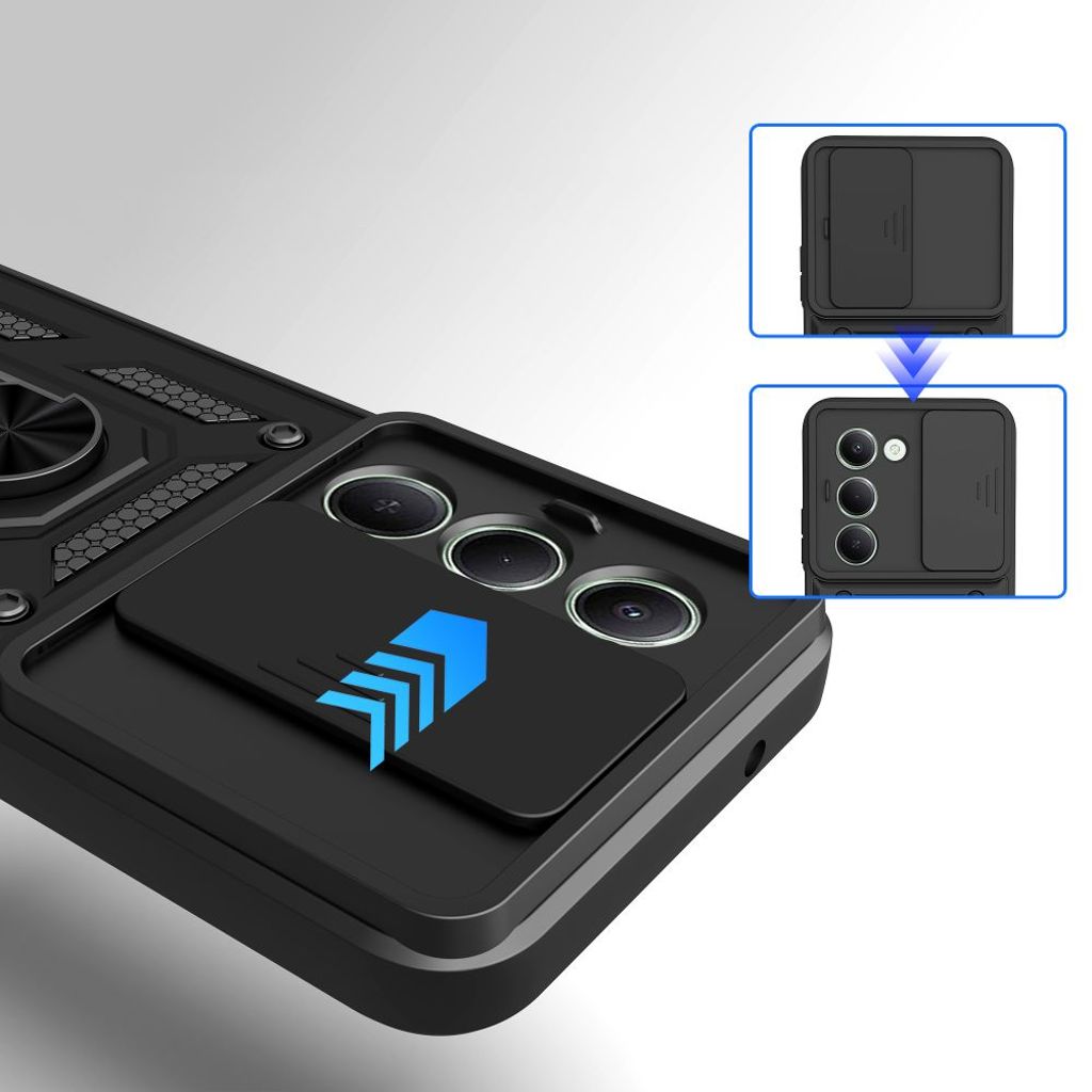 Tech-Protect CamShield Pro Kuori Xiaomi Redmi 15 4G / 5G - Musta