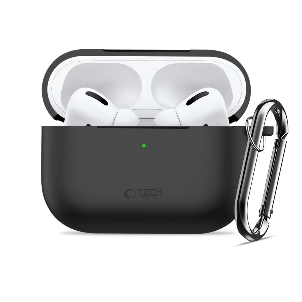 Tech-Protect Silicone Hook Skal till AirPods Pro 3 - Svart