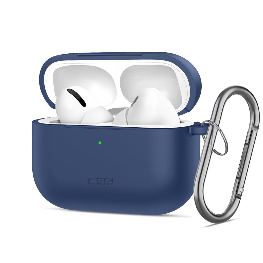 Tech-Protect Silicone Hook Kuori AirPods Pro - Tummansininen