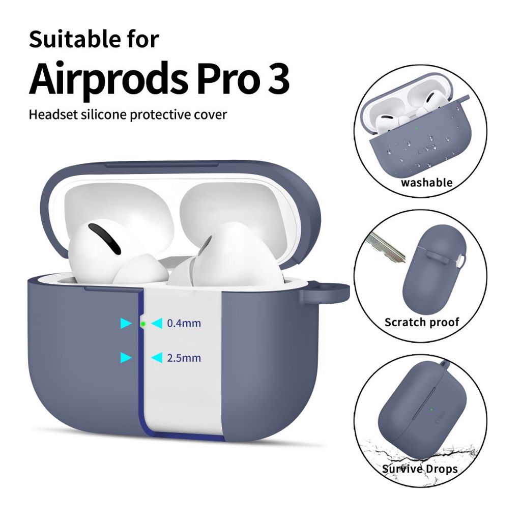 Tech-Protect Silicone Hook Kuori AirPods Pro - Sininen