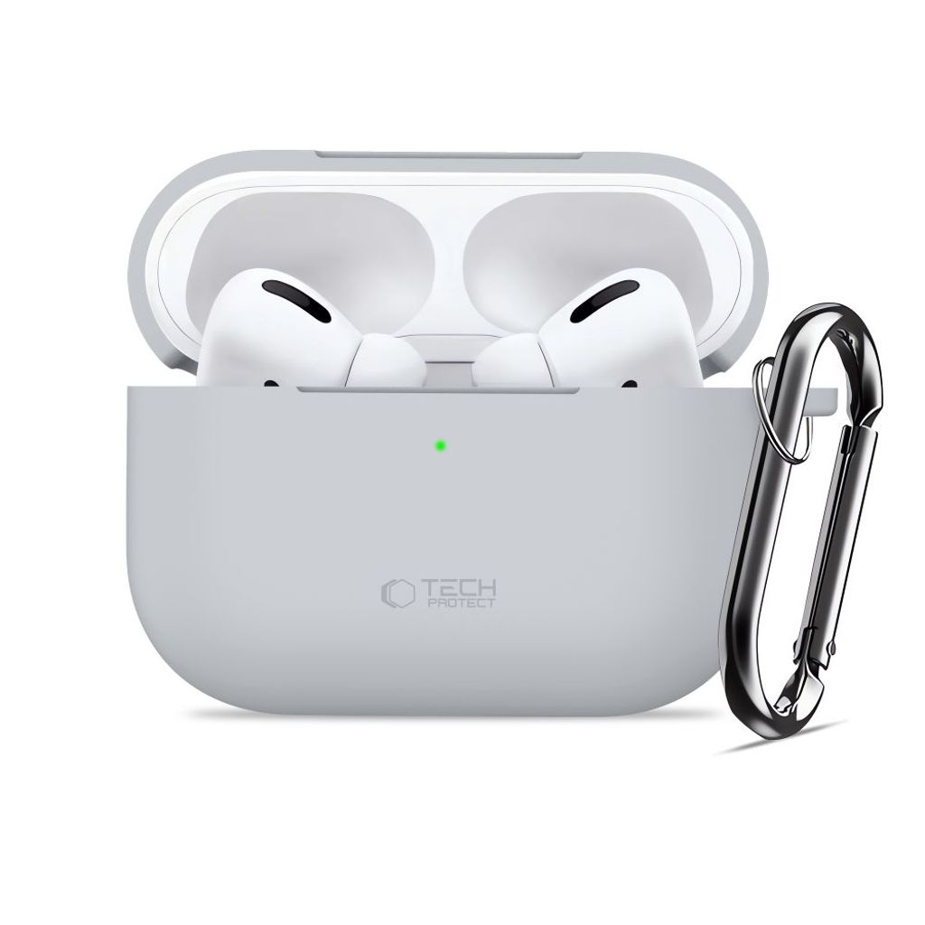 Tech-Protect Silicone Hook Kuori AirPods Pro - Harmaa