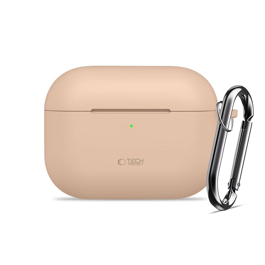 Tech-Protect Silicone Hook Kuori AirPods Pro - Beige