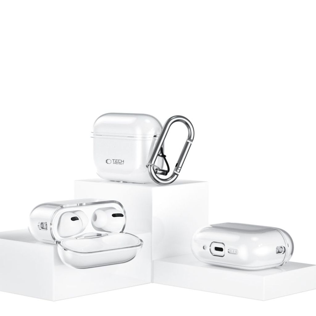 Tech-Protect FlexAir Kuori AirPods Pro - Läpinäkyvä