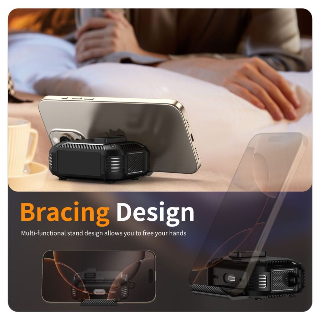 Tech-Protect Carbonox MagSafe Kuori AirPods Pro - Musta