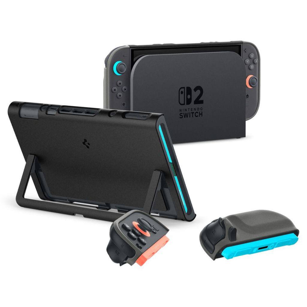 Spigen Nano Pop deksel for Nintendo Switch 2 – Svart
