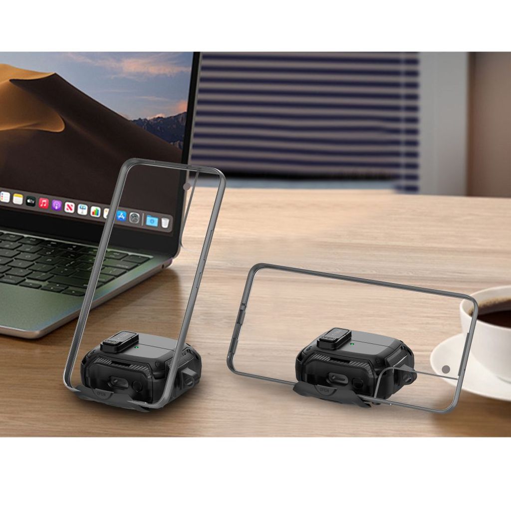 Tech-Protect Silicone Hook Deksel for Samsung Galaxy Buds 3 / 3 FE / 3 Pro - Svart