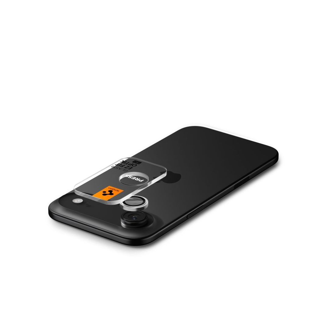 Spigen iPhone Air Optik Pro GLAS.TR EZ FIT Linsebeskyttelse 2-pak - Sølv