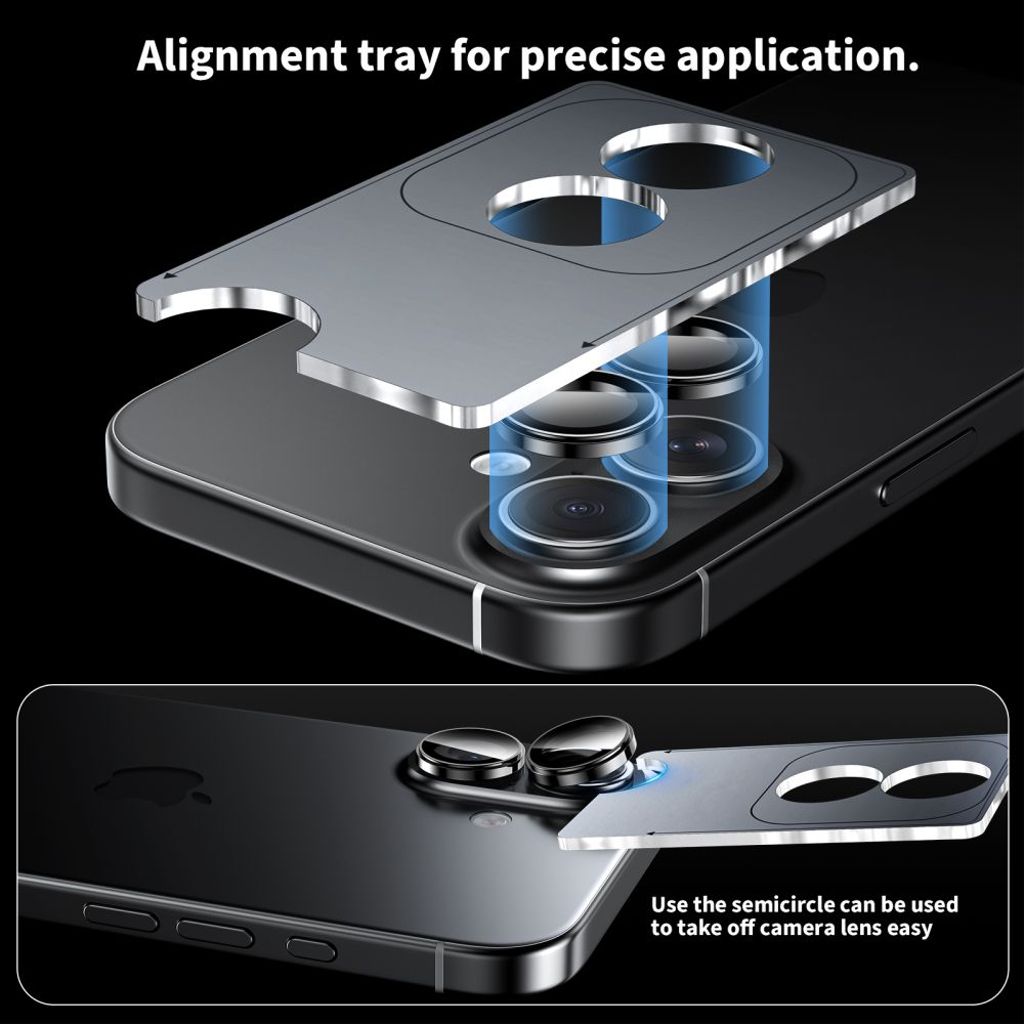 Tech-Protect iPhone 17 Linsebeskyttelse Camring Fit+ - Grøn