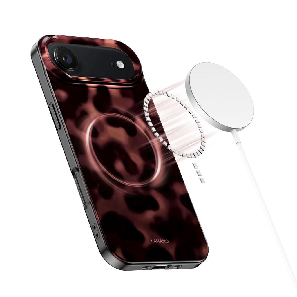 Tech-Protect Lamano MagSafe Cover til iPhone Air - Sort/Rød