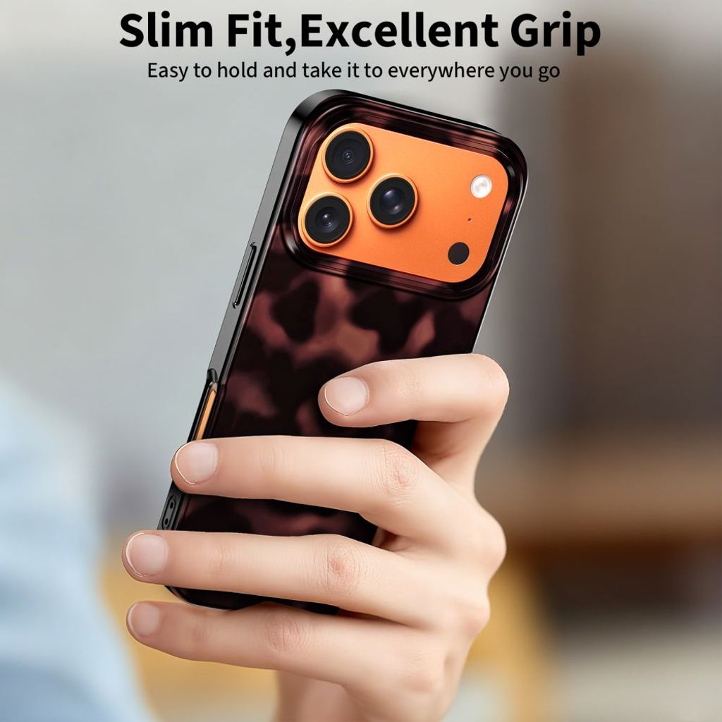 Tech-Protect Lamano MagSafe Cover til iPhone 17 Pro - Sort/Rød