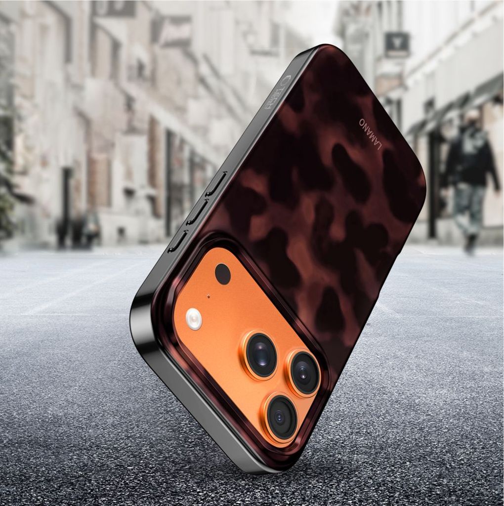 Tech-Protect Lamano MagSafe Cover til iPhone 17 Pro - Sort/Rød