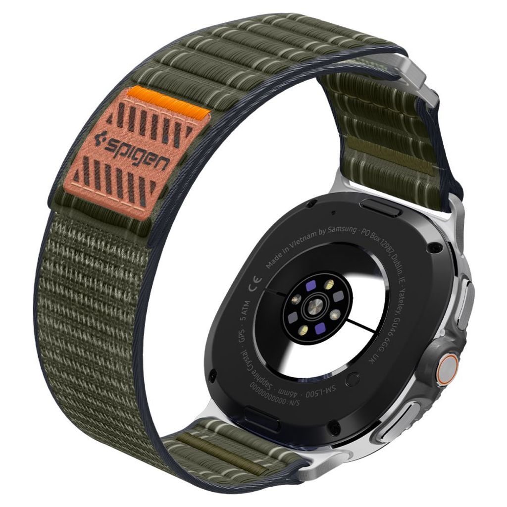 Spigen WBF0 Kellonranneke Samsung Galaxy Watch 40/44/46mm - Vihreä