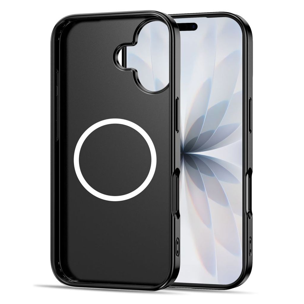 Tech-Protect Lamano MagSafe Cover til iPhone 16 - Sort/Rød