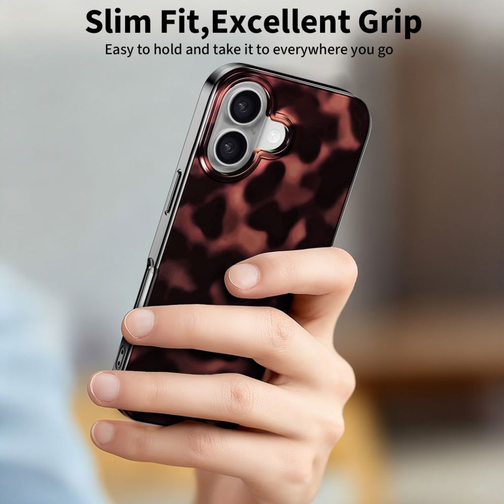 Tech-Protect Lamano MagSafe Cover til iPhone 16 - Sort/Rød