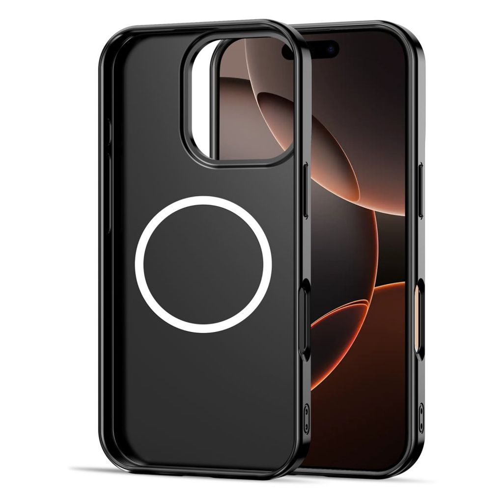 Tech-Protect Lamano MagSafe Cover til iPhone 16 Pro - Sort/Rød