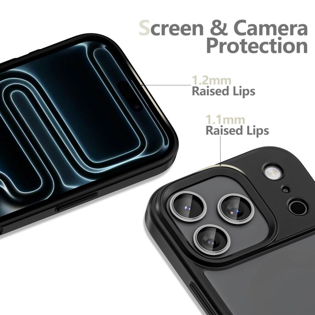Tech-Protect MagMat Cover til iPhone 17 Pro - Mat Sort