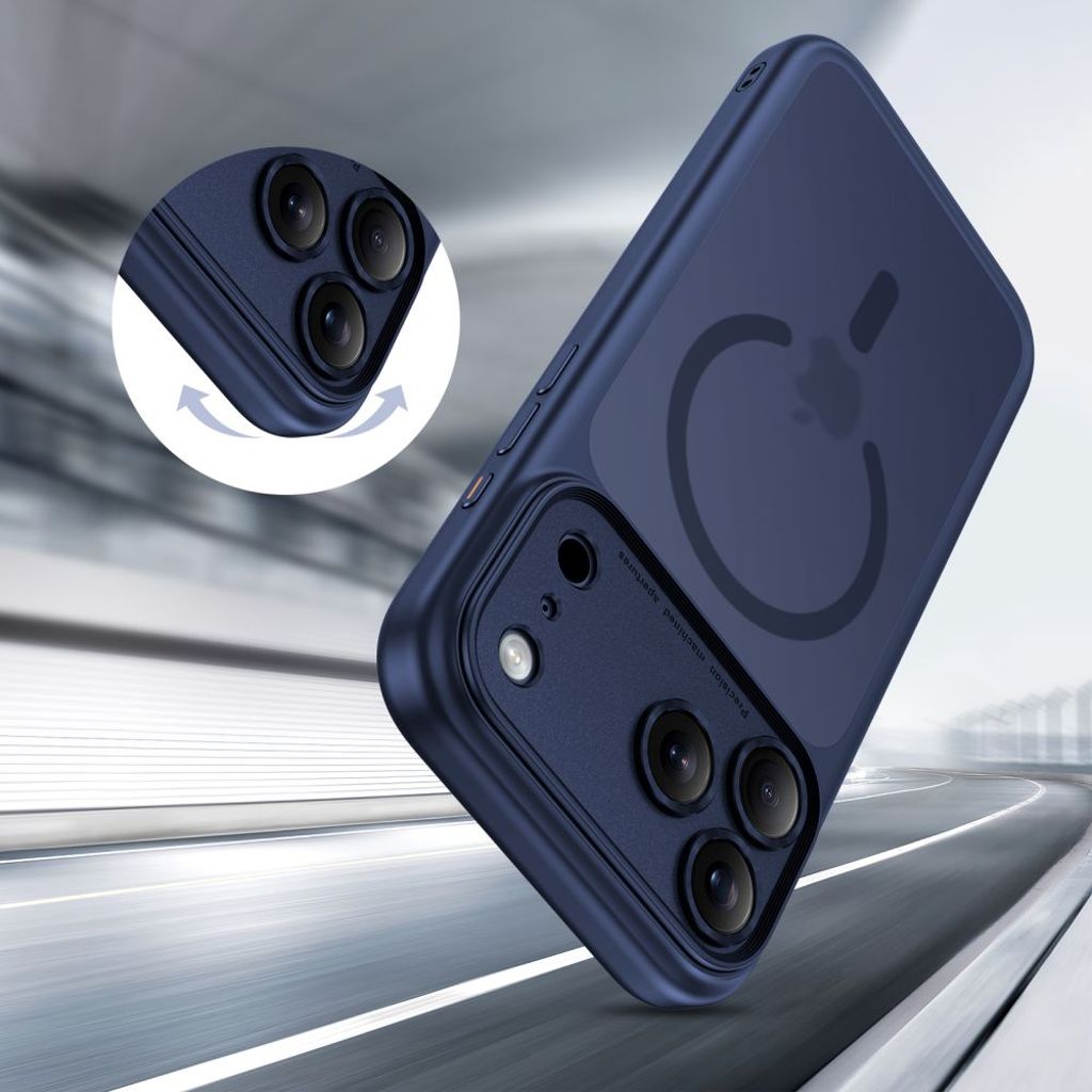 Tech-Protect Magpeak Magsafe CC Case for iPhone 17 Pro - Navy Blue