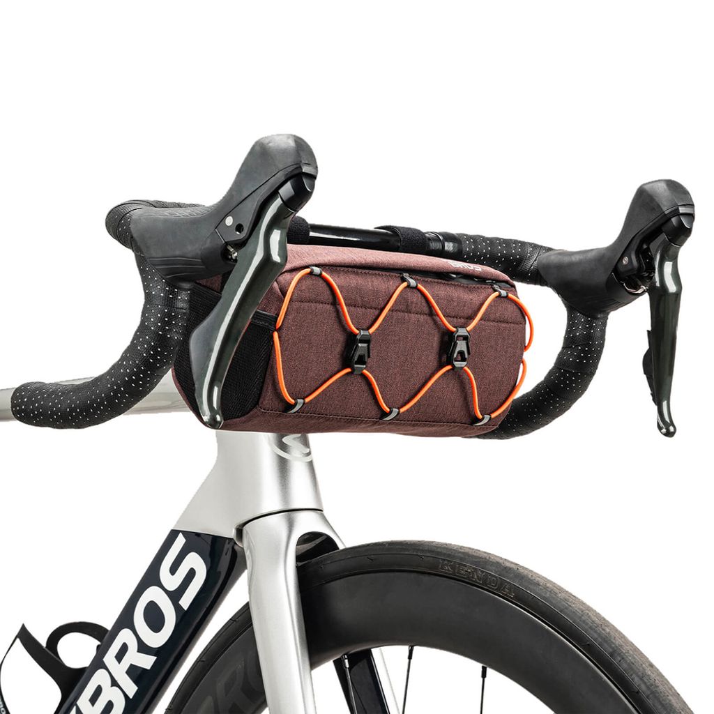 Rockbros Cykelväska för styre 2,2L – brun