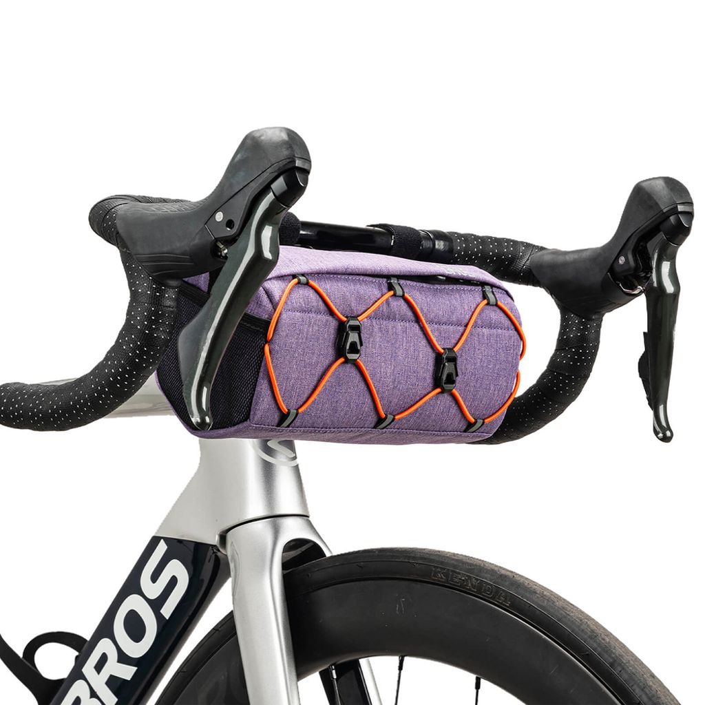 Rockbros cykelväska för styre 2,2L – lila