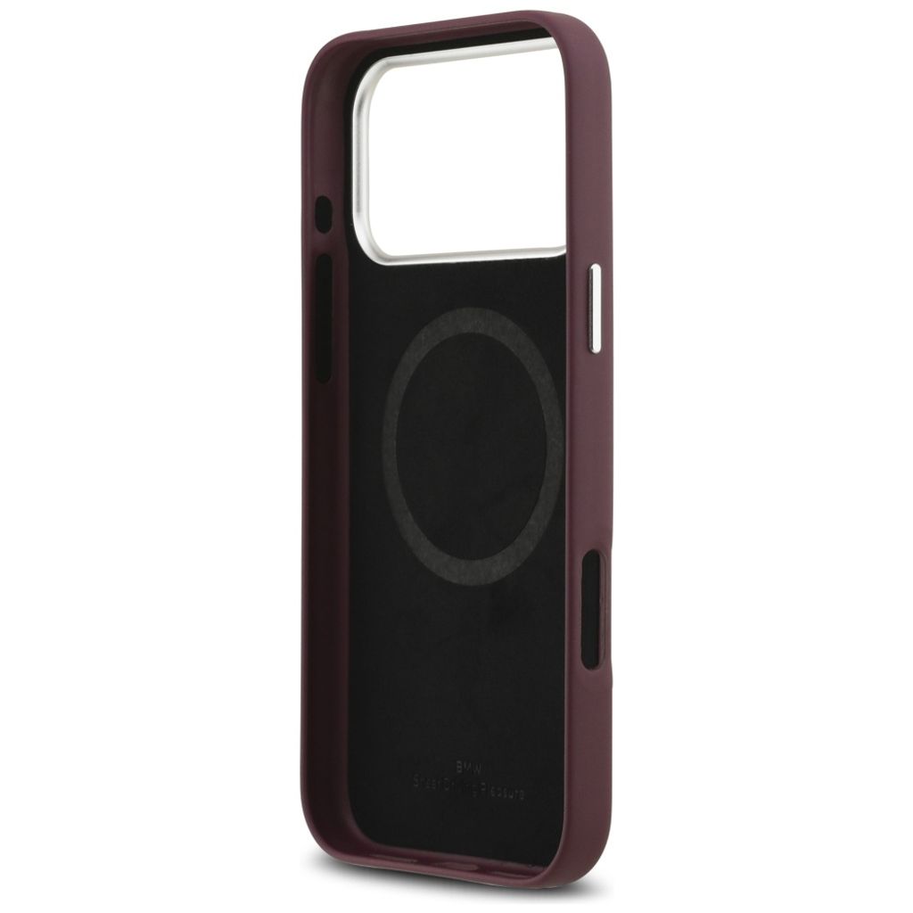 BMW Sign Full Wrapped Metal MagSafe -kuori till iPhone 17 Pro Max - Punainen
