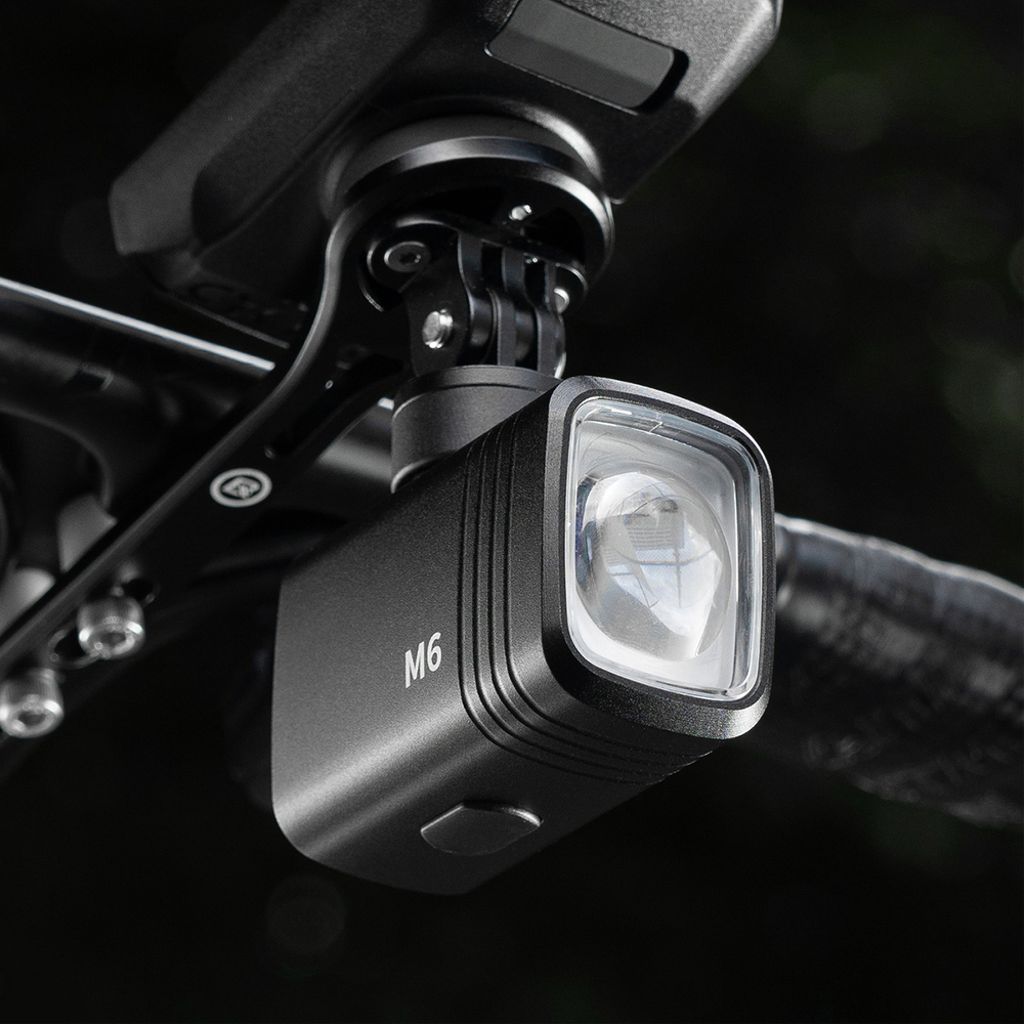 Rockbros M6 framlampa till cykel 1000 lm uppladdningsbar 2800mAh – svart