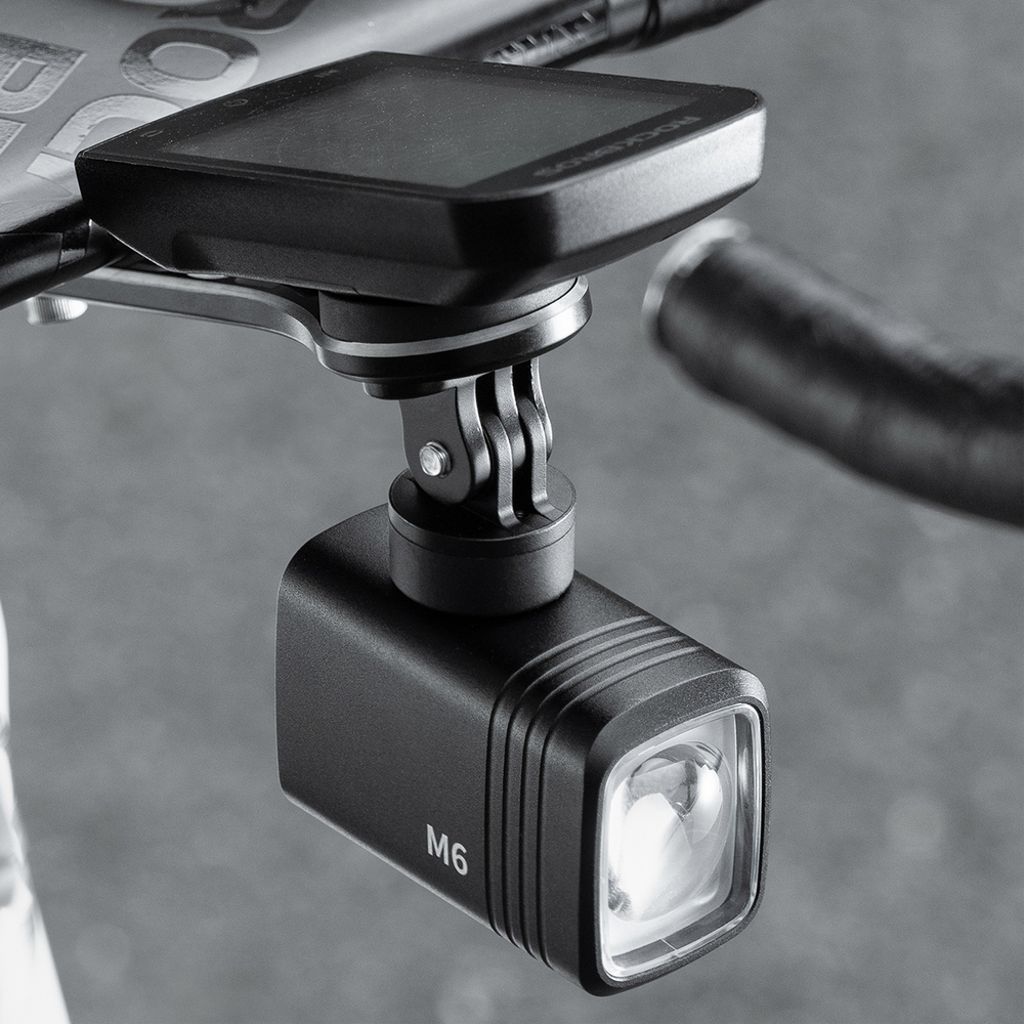 Rockbros M6 framlampa till cykel 1000 lm uppladdningsbar 2800mAh – svart