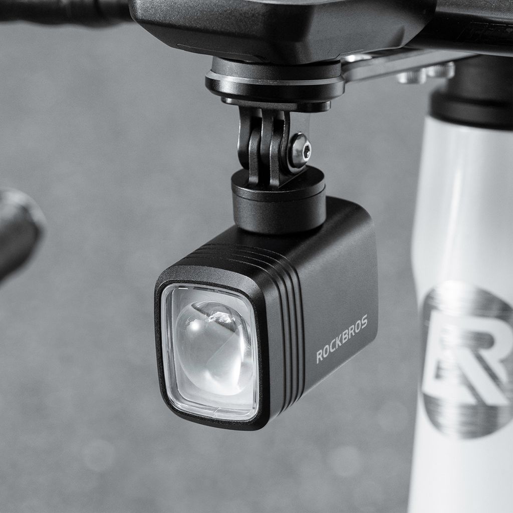 Rockbros M6 framlampa till cykel 1000 lm uppladdningsbar 2800mAh – svart