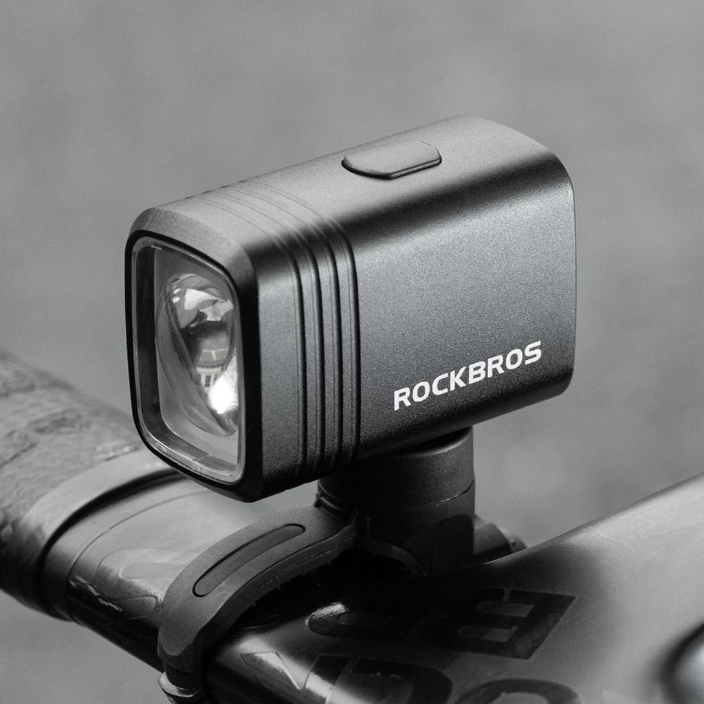 Rockbros M6 framlampa till cykel 1000 lm uppladdningsbar 2800mAh – svart