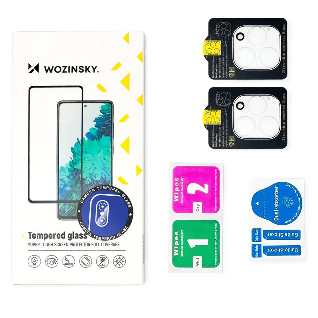 Wozinsky Samsung Galaxy S26 Plus Linsskydd Härdat Glas 2-pack