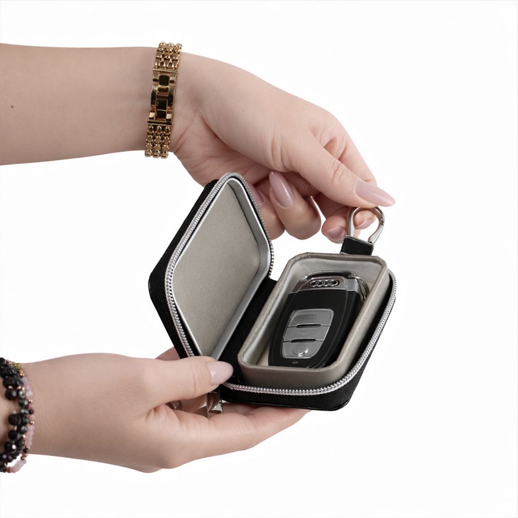 Wozinsky WBS-20 RFID-estoinen autonavainkotelo - musta