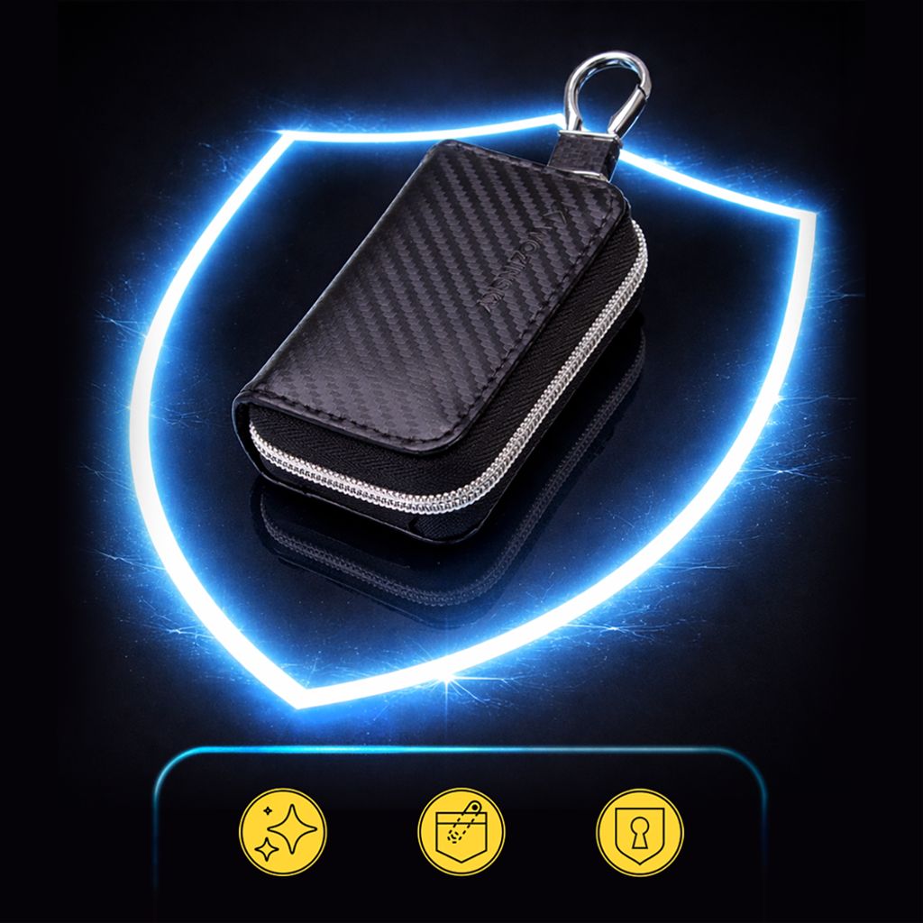 Wozinsky WBS-20 RFID-estoinen autonavainkotelo - musta