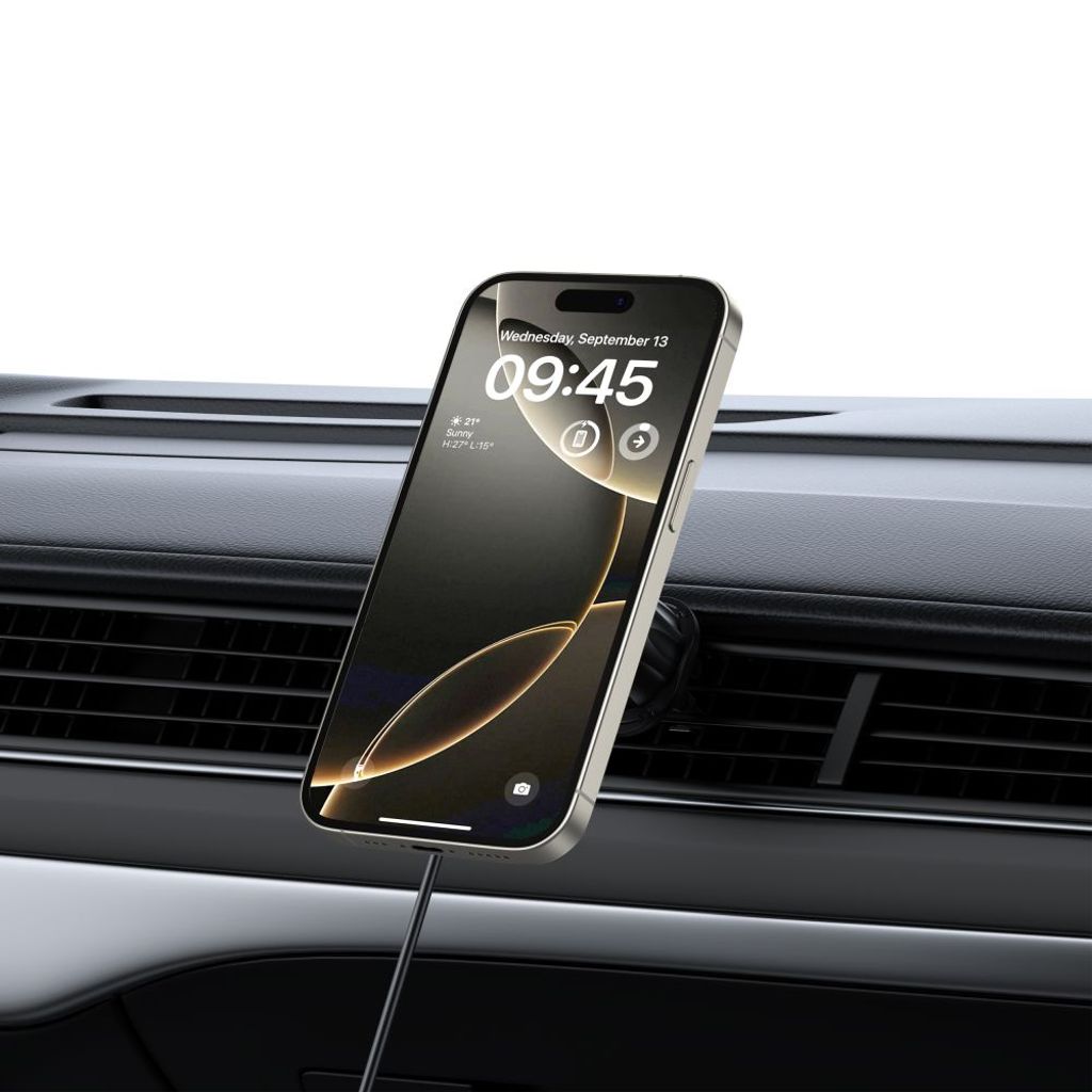 Tech-Protect MM15W-V5 MagSafe bilhållare 15W – svart