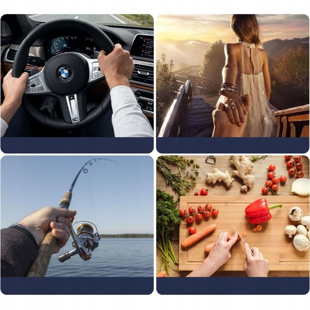 Tech-Protect AC200 Magnetic MagSafe hållare för telefon, GoPro, DJI – grå