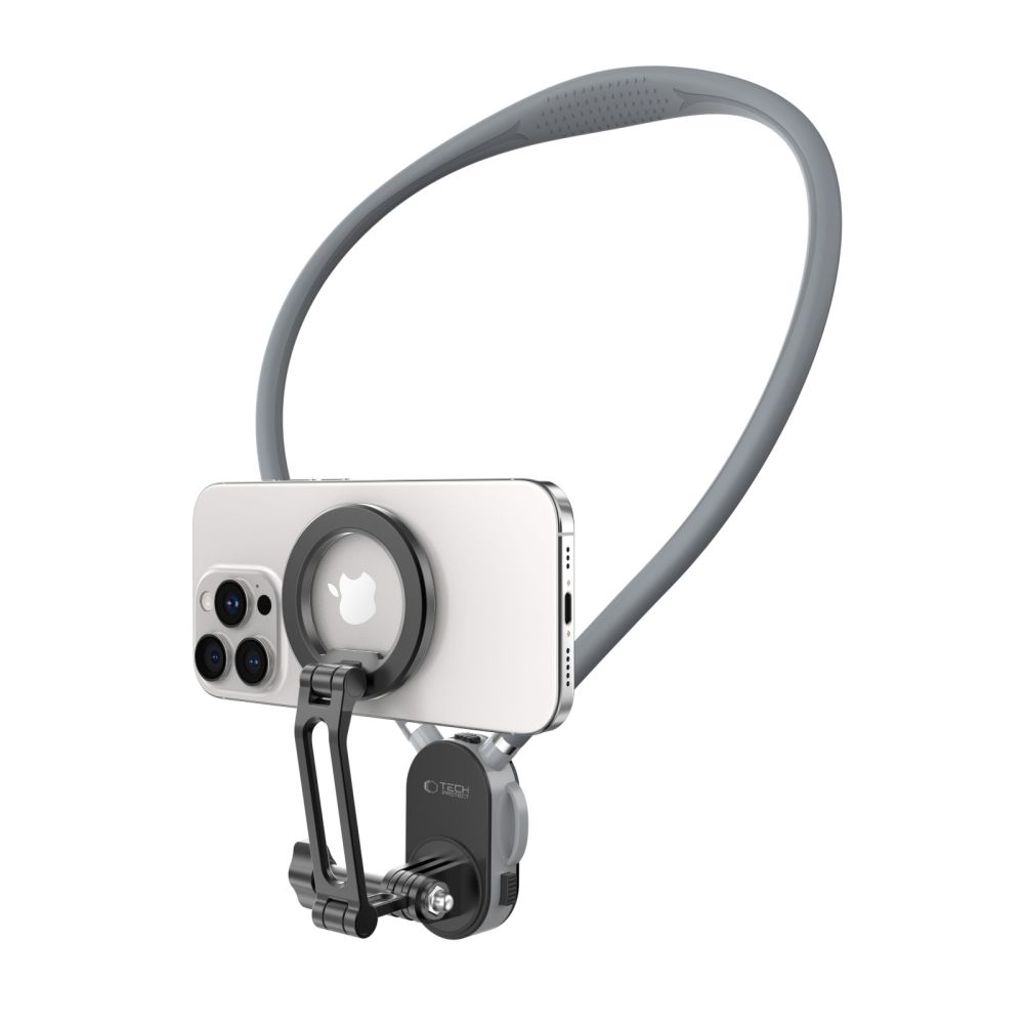Tech-Protect AC200 Magnetic MagSafe hållare för telefon, GoPro, DJI – grå