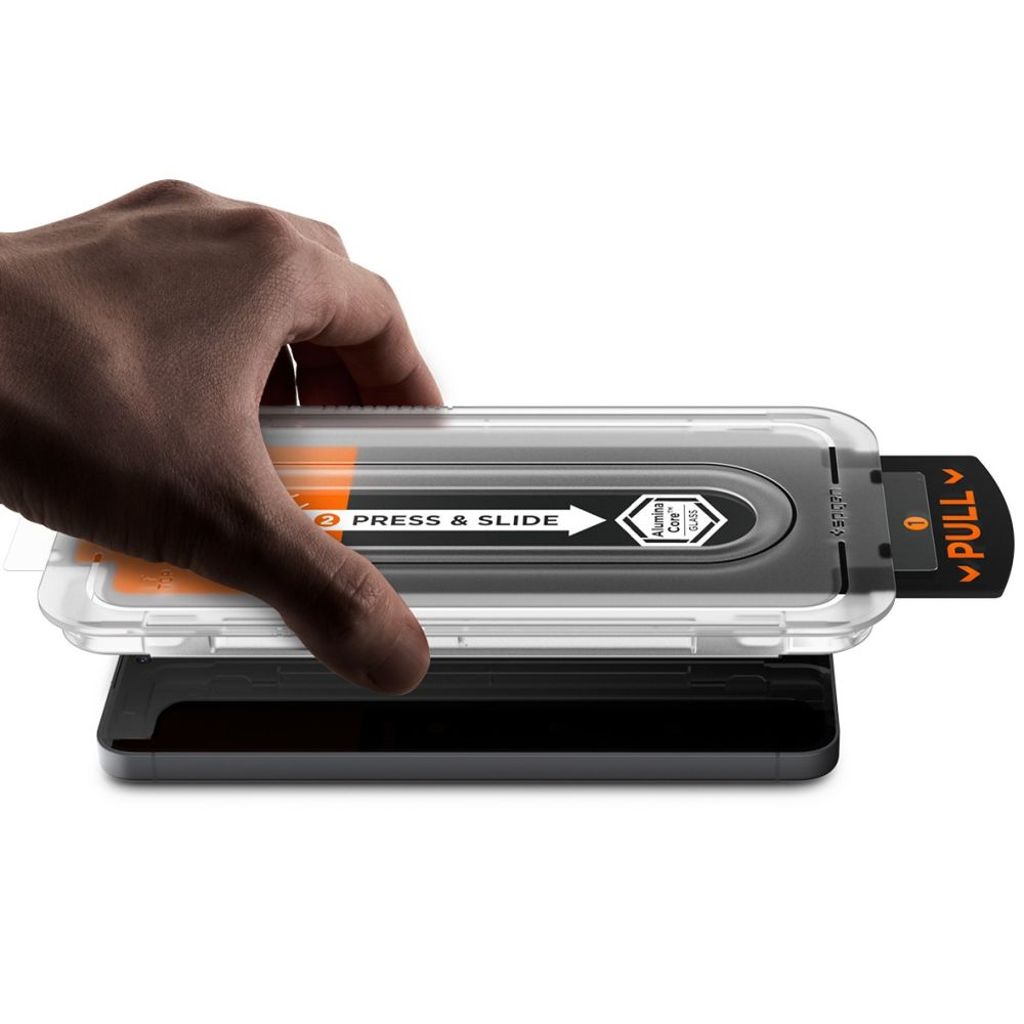 Spigen Glas.tR EZ Fit Pro Samsung Galaxy S25 FE Skärmskydd 2-pack