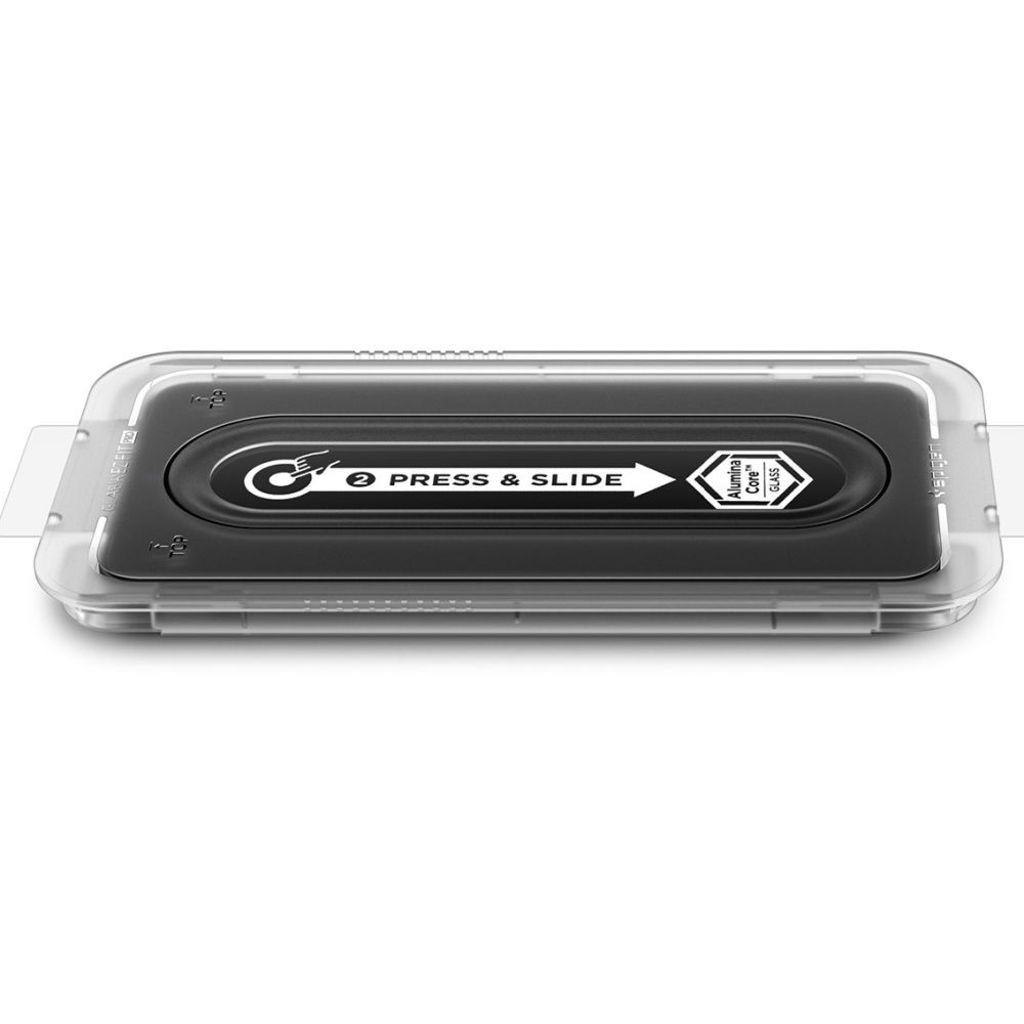 Spigen Glas.tR EZ Fit Pro Samsung Galaxy S25 FE Skärmskydd 2-pack