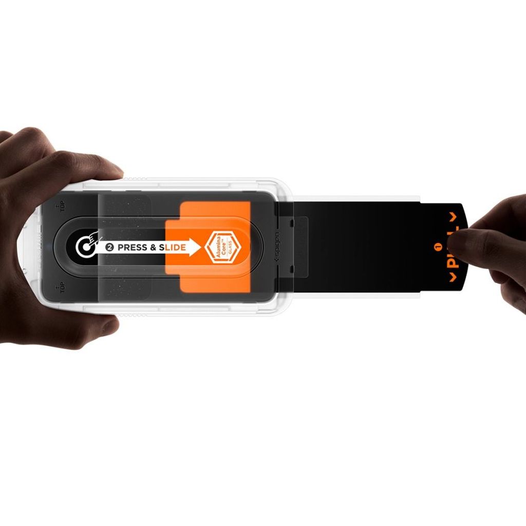 Spigen Glas.Tr EZ FIT PRO HD Samsung Galaxy S25 FE Herdet Glass Skjermbeskytter 2-pakning