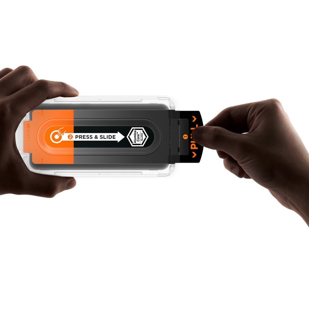 Spigen Glas.Tr EZ FIT PRO HD Samsung Galaxy S25 FE Herdet Glass Skjermbeskytter 2-pakning