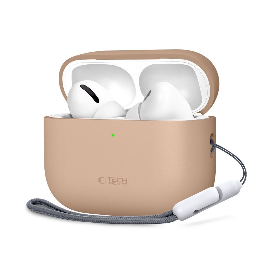 Tech-Protect Skal i Silikon till AirPods Pro 3 - Beige