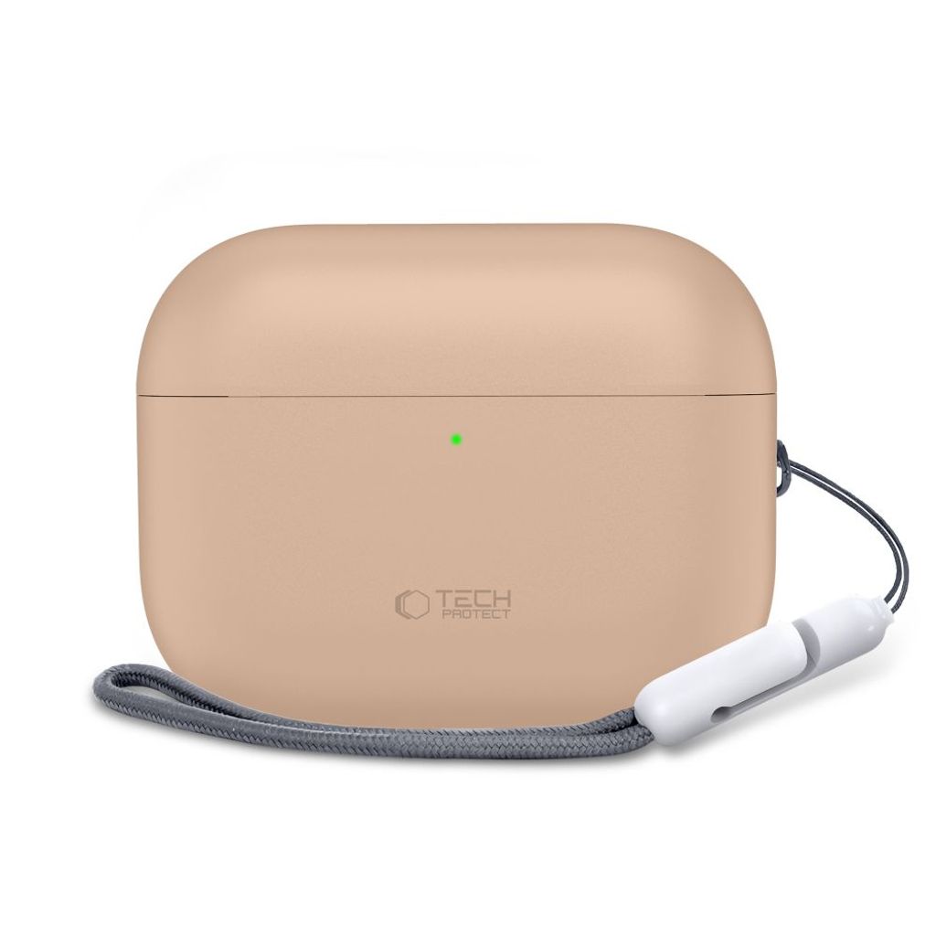 Tech-Protect Skal i Silikon till AirPods Pro 3 - Beige