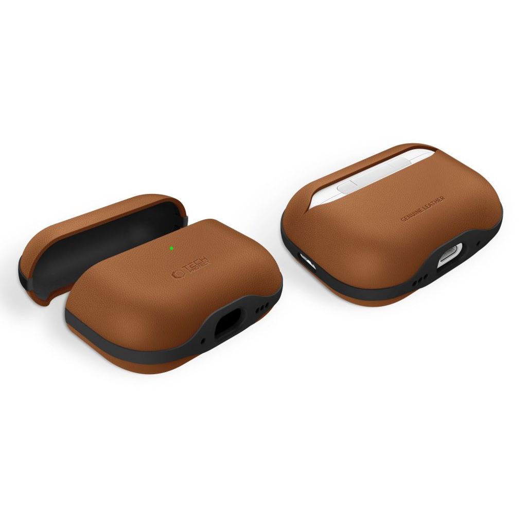 Tech-Protect NaturalFit Skal till AirPods Pro 3 - Brun