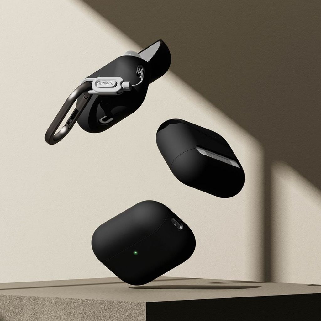 Ringke AirPods Pro 3 -silikonikotelo - musta