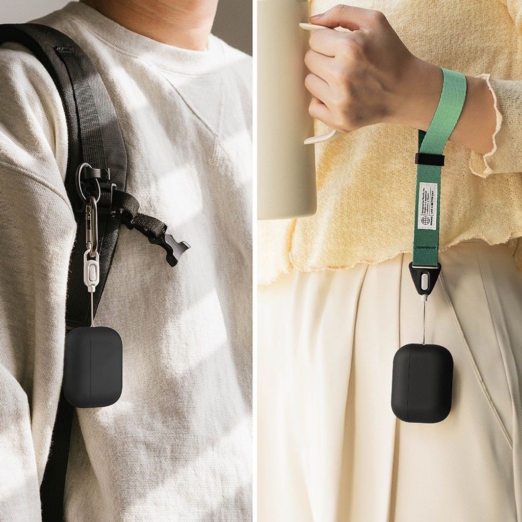 Ringke AirPods Pro 3 -silikonikotelo - musta