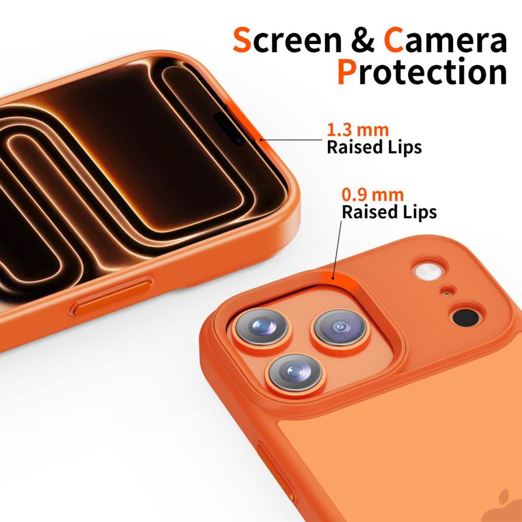 Tech-Protect MagMat Cover til iPhone 17 Pro Max - Orange