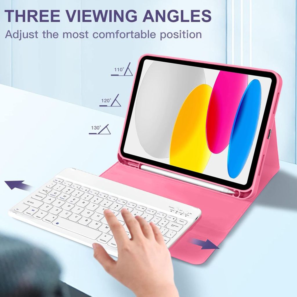 Tech-Protect SC Pen Fodral till iPad 10.9" 2022/11" 2025 - Rosa