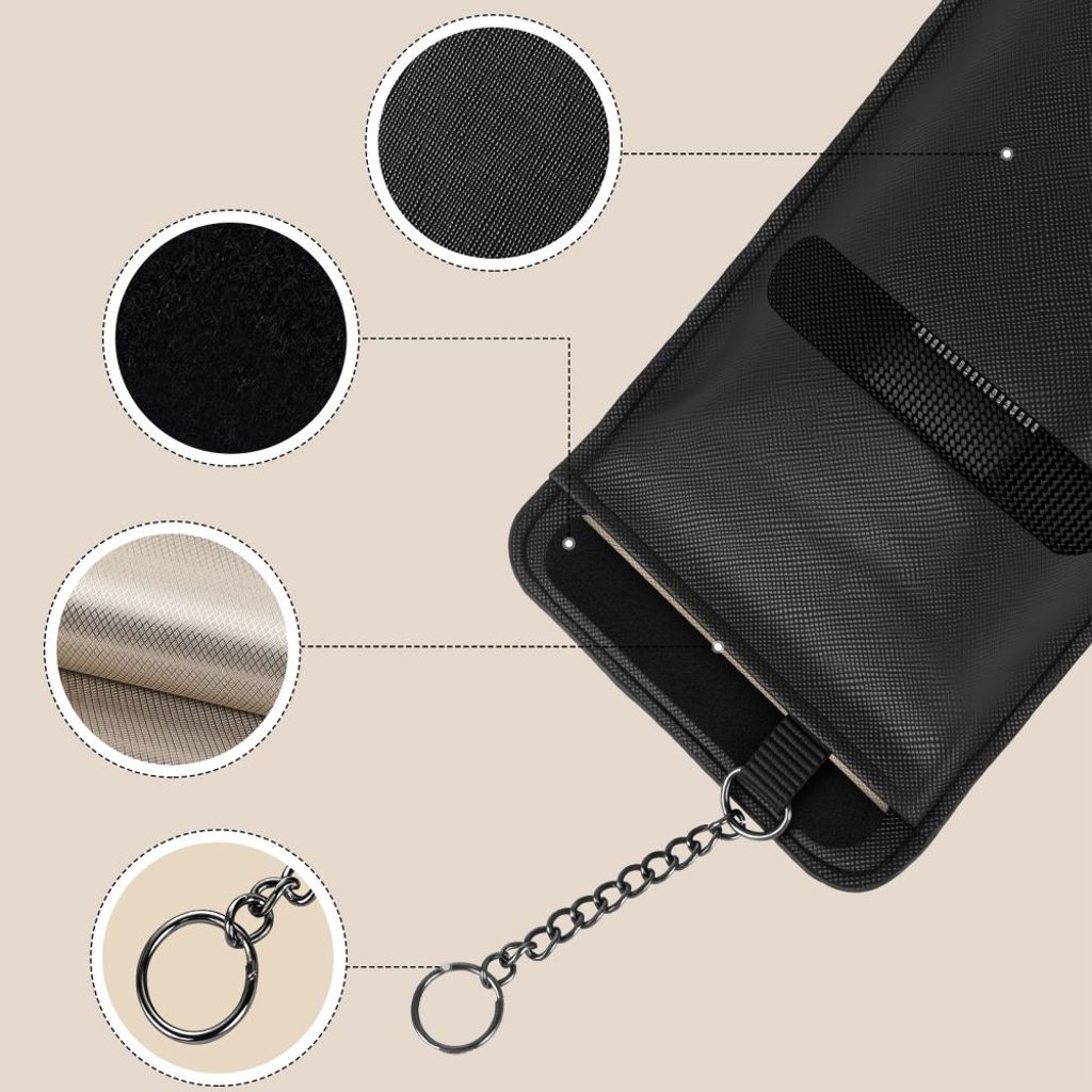 Tech-Protect KLR400 anti-stöld bilnyckelfodral – svart