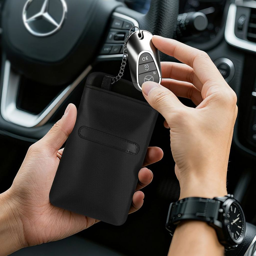 Tech-Protect KLR400 anti-stöld bilnyckelfodral – svart